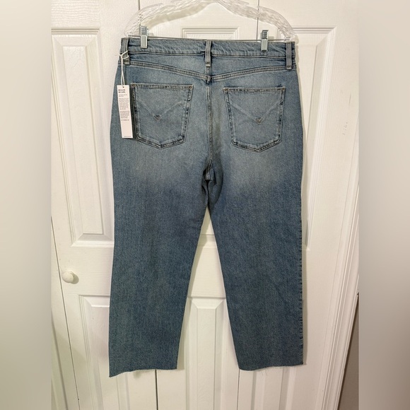 Hudson Los Angeles Women’s NWT Raw Hem Distressed size 32 Straight leg - Picture 5 of 12